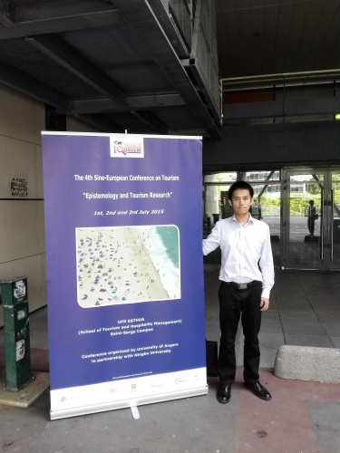 FITM Doctoral Candidate Shares Research Findings at Sino-European Conference on Tourism