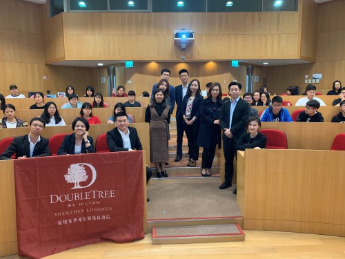 Hilton China held an internship career talk for 4th year FITM students