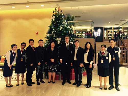 The delegation of FITM of City University of Macau visited HTI in Hong Kong and HTM of PolyU