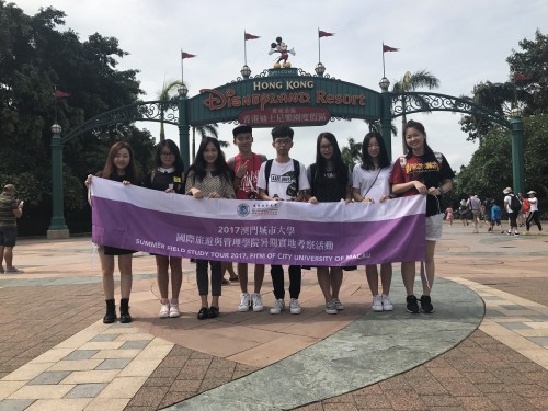 FITM students participated in Hong Kong Disneyland Study Tour