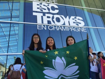 FITM Students at ESC Troyes Champagne for Exchange Program